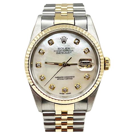 rolex datejust 16233 gold|Rolex 16233 price guide.